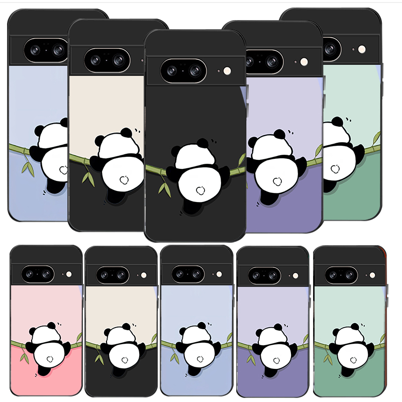 Google Pixel 9 - Funda de teléfono de cristal negro