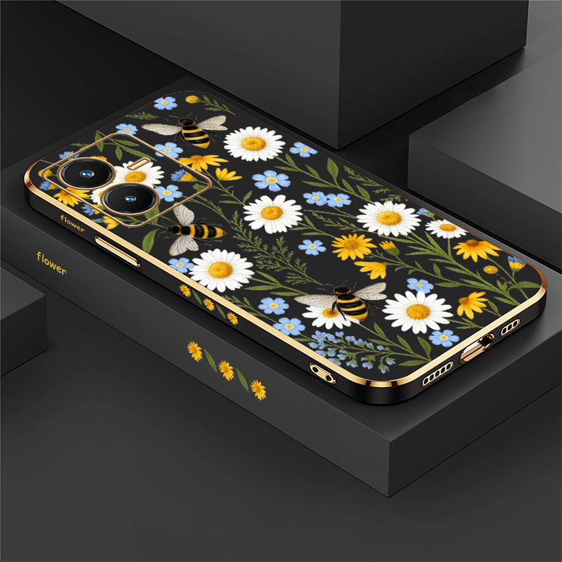Vivo Y28 - Funda con diseño de abeja para