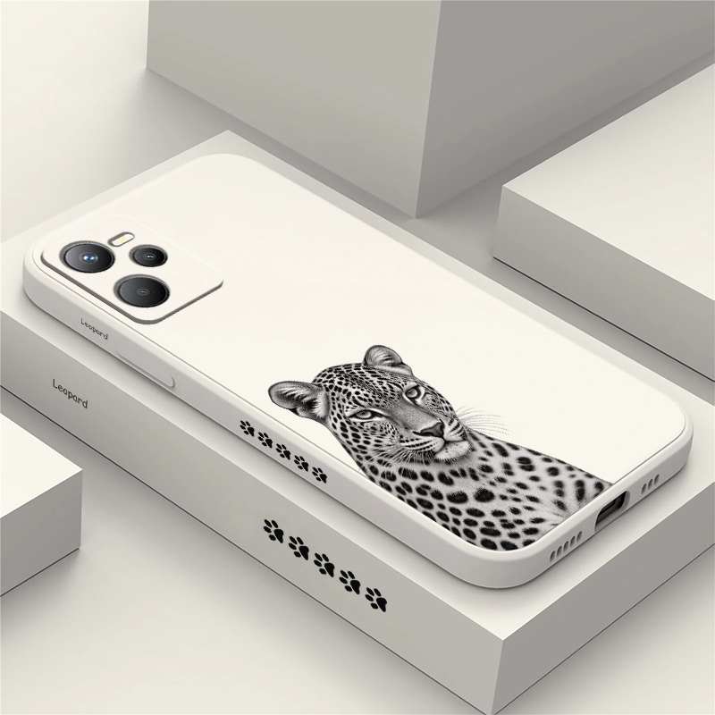 Realme C67 - Funda con diseño de gato para